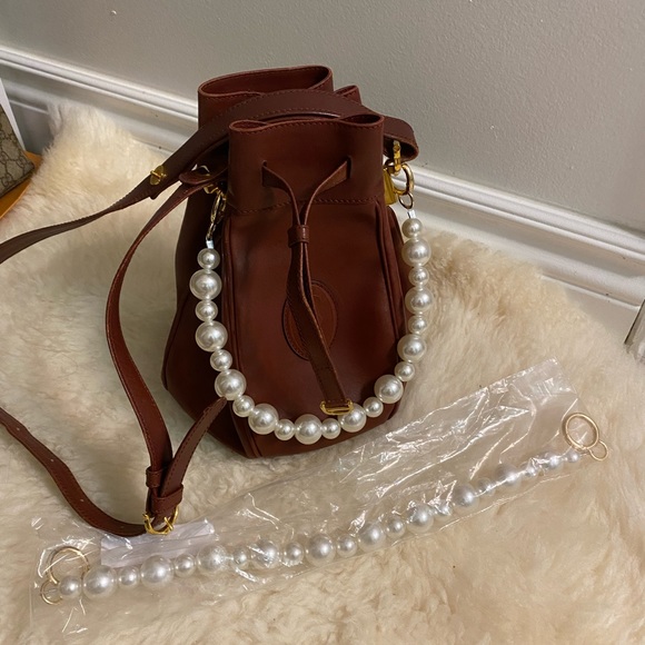 Pearl strap /bag charm -new 1 Pc. Only - Picture 1 of 4